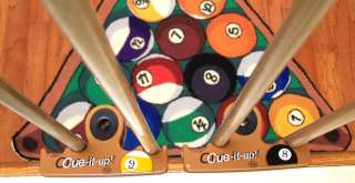 Cue It Up Cue Clip Caddy   Pool Cue Holder   Holds 4 Cues   5 Color 