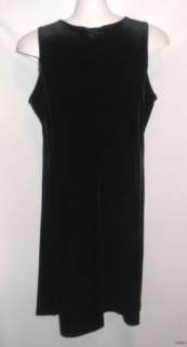 FABULOUS NEW YORK & CO BLACK VELVET DRESS, Size LARGE  