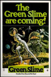 The Green Slime 1969 Orig Movie Poster   Classic Horror  