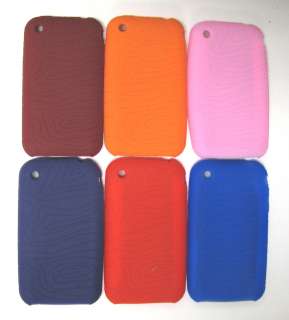Brand NEW 6pcs Rubber Silicone Skin Case for Apple iPhone 3G 3GS
