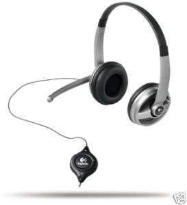 Logitech ClearChat Premium Stereo PC Headset w/Microphone & Volume 