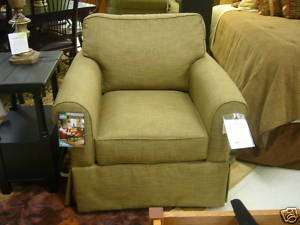 New Broyhill Upholstered Chair 6562 0 (Green Fabric)  