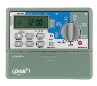 Orbit 57114 4 Station Zone Irrigation Timer, Automatic Sprinkler 