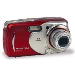 Pentacon Praktica DCZ 6.3 Digitalkamera 6.1 (2848 x 2136) 32 MB Rot 