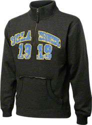 UCLA Bruins Charcoal Collegiate Crush 1/4 Zip Fleece Sweatshirt 