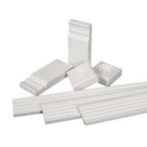 11/16 in. x 3 1/8 in. x 84 in.Primed Finger Jointed Pine Casing Set (7 