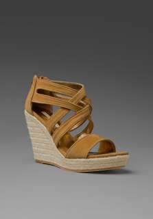 TWELFTH STREET BY CYNTHIA VINCENT Juno Espadrille Wedge in Caramel at 