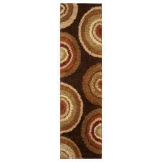 Orian Rugs Eclipse Brown 1 ft. 11in. x 7 ft. 5 in. Runner