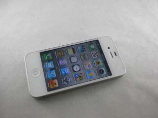 WHITE APPLE IPHONE 4 16GB 16 GB CELL PHONE AT&T GSM WIFI GPS TOUCH 