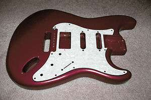 Fender Strat Stratocaster Body Project Vintage Candy Apple Red  