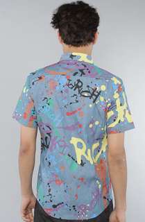 Joyrich The Pollock SS Buttondown Shirt in Indigo  Karmaloop 