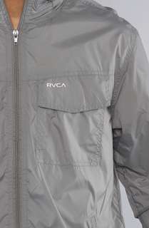 RVCA The Bay Breaker Jacket in Graphite  Karmaloop   Global 