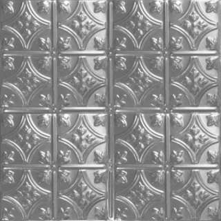   Steel 2 ft. x 4 ft. Nail up Ceiling Tile ST209 4 