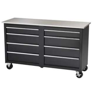 Waterloo 53 in. 8 Drawer Mobile Work Center DISCONTINUED PMX5308BK at 