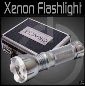 ORACLE 24W Xenon HID Flashlight Tactical Torch  SILVER  