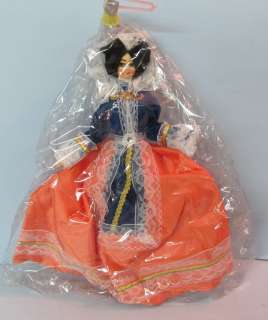 STILL IN ORIGINAL PACKAGE 1970S 14 GREEK QUEEN AMELIA DOLL WITH 