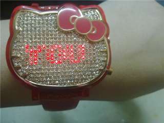 Chouette Hello Kitty LED Message Watch LIMITED EDITION  