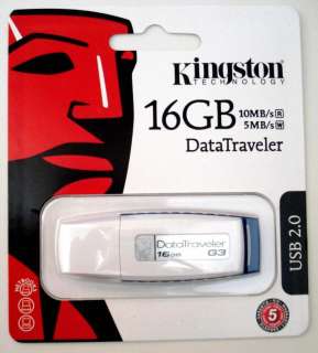 16GB USB 2.0 FLASH DRIVE DataTraveler I Gen 3 KINGSTON  