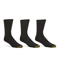 Gold Toe Extended Size Cotton Fluffies Socks 3 Pack $18.00