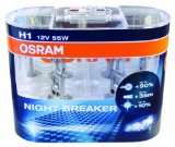 OSRAM 64150NBR H1 12V 55W NIGHT BREAKER 2er Pack KFZ Scheinwerferlampe