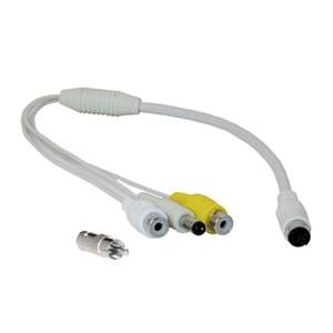 Lorex CVA6934R RCA with Audio to 6 Pin Din Converter Cable at 