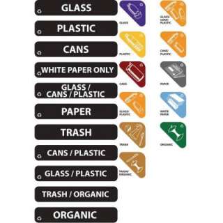   Commercial Products Recycling Decal Kit FG 256S 