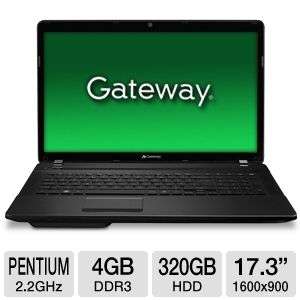 Gateway NV77H21U LX.WYJ02.003 Notebook PC   Intel Pentium B960 2.2GHz 