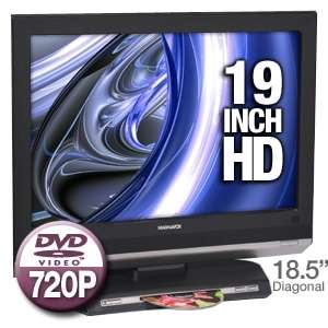 Magnavox R19MD358B 19” Class LCD HDTV with Built in DVD Player 
