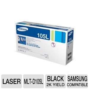 Samsung MLT D105L Black Toner   2K Yield 
