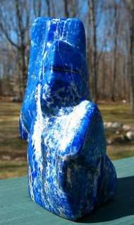 Large Lapis Lazuli Free Form Crystal Sculpture Carving  