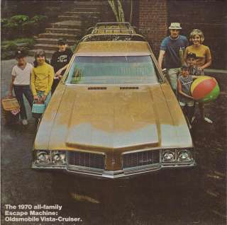 1970 70 Oldsmobile Vista Cruiser original brochure MINT  