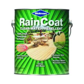 Clear 1 gal. Oil Based Water Repellent for Decks and Fences