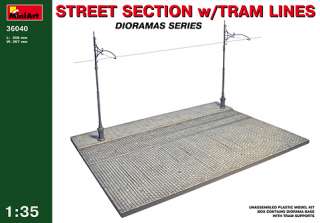 MiniArt 36040 STREET SECTION w/TRAM LINES 135  