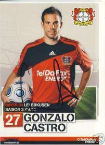 Gonzalo Castro Bayer Leverkusen 2009 10 TOP AK +A 439  