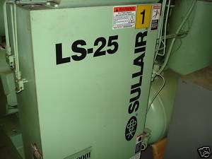 Sullair LS25 150L Air Cooled RotaryScrew Air Compressor  