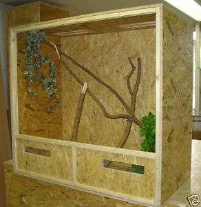 Ersatz Glasscheiben durch Holz + Lüftung, OSB Terrarium  