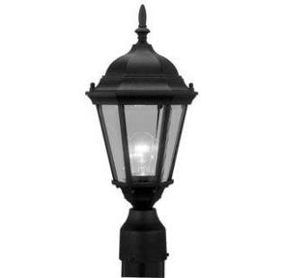 HAMILTON OUTDOOR LAMP BLACK LIGHT POST LANTERN LIGHTING  