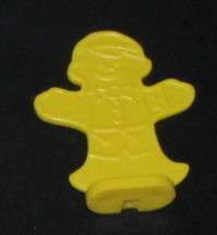 2001 CANDY LAND Board Game Replacement Part/Piece YELLOW GINGERBREAD 