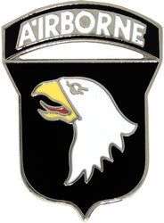 US Army 101st Airborne Division Screaming Eagle In Wreath Hat or Lapel 