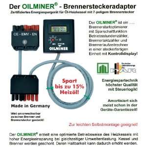 OILMINER   Brennersteckeradapter CE EMV EN Geprüftes 