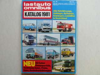 Kundenbildergalerie für lastauto omnibus   Katalog 1981   Alle 