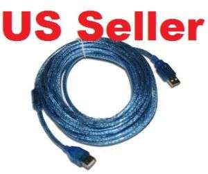 30 ft 10M USB 2.0 Printer Mouse Extension Cable A Male Female Keyboard 