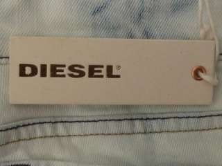 NWT Diesel Liv Acid Washed Jeans 002J7 Slim 27/34 $250  