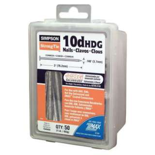   Strong Tie 1 Lb. Box of 10D HDG Nails 10DHDG 