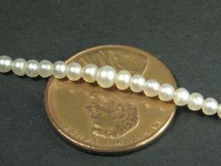 ANTIQUE TINY NATURAL SEED PEARL NECKLACE 9K GOLD LOCKET CLASP c1820 NO 