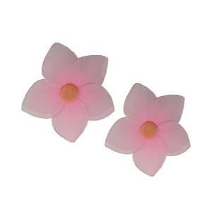 Wire Frame Pink Nylon Wall Deco Design Flowers QBA451  