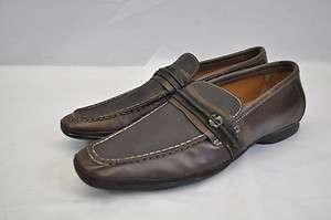 GUESS SANTOS (ANI) BROWN MULTILEATHER LOAFERS 11M  