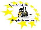 Staplertransporte, Gabelstaplertransporte Artikel im Stapler Bauma 