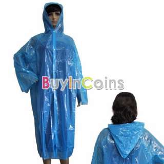 New Disposable Adult Emergency Raincoat Poncho Camping Hike Travel 