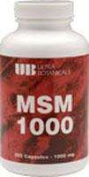 MSM   MethylSulfonylMethane (1000mg / 200 caps)  